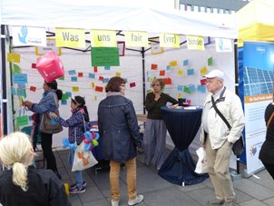 Blick auf den Stand